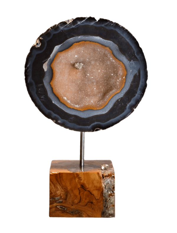 Wavelengths - Agate Sculpture by Dorit Schwartz